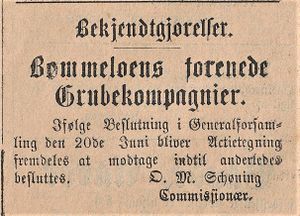 Annonse fra O.M. Schøning i Lofot-Posten 27.07.1885.jpg