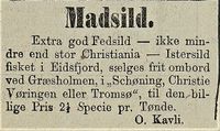 348. Annonse fra O. Kavli i Tromsø Stiftstidende 15.11.1874.jpg