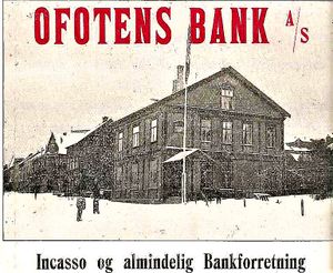 Annonse fra Ofotens Bank under Harstadutstillingen 1911.jpg