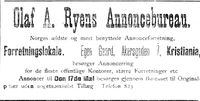87. Annonse fra Olaf A. Ryens Annoncebureau i Den 17de Mai 7.11. 1898.jpg