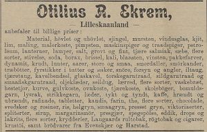 Annonse fra Otilius R. Ekrem i Harstad Tidende 08.10. 1900.jpg