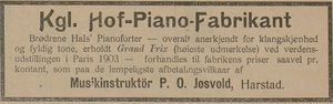Annonse fra P.O. Jøsvold i Haalogaland 28.11. 1903.jpg