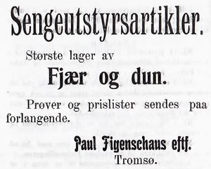 Annonse fra Paul Figenschaus eftf. i Narvikboka 1912.jpg