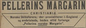 Annonse fra Pellerins margarin i Norges Sjøfartstidendes 30.11. 1911.jpg
