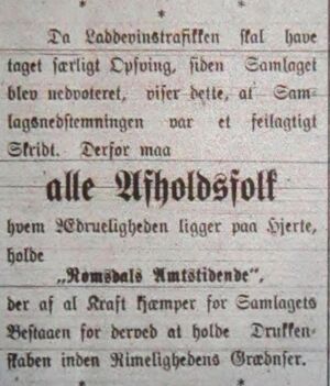 Annonse fra Romsdals Amtstidende i Møre Tidende 14. januar 1899.jpg