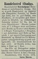 345. Annonse fra Søren Giæver i Tromsø Stiftstidende 23.11.1873.jpg