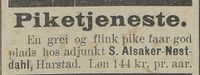 306. Annonse fra S. Alsaker Nøstdahl i Nordlys 31.12.1909.jpg