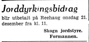 Annonse fra Skogn jordstyre i Arbeideravisen 1938.jpg