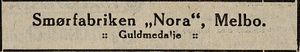 Annonse fra Smørfabriken Nora i Tidens Tegn 13.05.1914.jpg