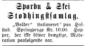 Annonse fra Sparbu og Skei Stodhingstsamlag i Indtrøndelagen 20.6.1906.jpg
