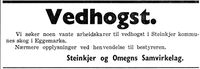 409. Annonse fra Steinkjer og Omegns Samvirkelag i Nord-Trøndelag og Inntrøndelagen 4.7. 1942.jpg