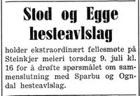 390. Annonse fra Stod og Egge hesteavlslag i Nord-Trøndelag og Inntrøndelagen 4.7. 1942.jpg