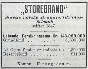 Annonse fra Storebrand i Menneskevennen 26. desember 1891.jpg