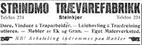 337. Annonse fra Strindmo Trævarefabrikk 22.12. 1926.jpg