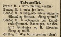 Stavanger Aftenblad 30. oktober 1903.