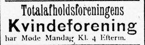 Annonse fra Totalafholdsforeningens Kvindeforening i Søndmøre Folkeblad 15.1.1892.jpg