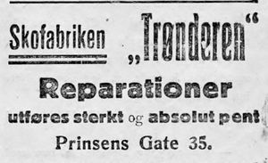 Annonse fra Trønderen i Ny Tid 1914.jpg