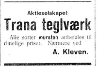 340. Annonse fra Trana Teglverk i Indheredsposten 9.11.1917.jpg