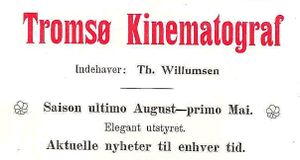 Annonse fra Tromsø Kinematograf under Harstadutstillingen 1911.jpg