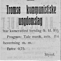 317. Annonse fra Tromsø NKU i Nordlys 23.08. 1923.jpg