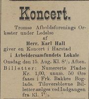 331. Annonse fra Tromsø avholdsforenings orkester i Harstad Tidende 09.08.1900.jpg