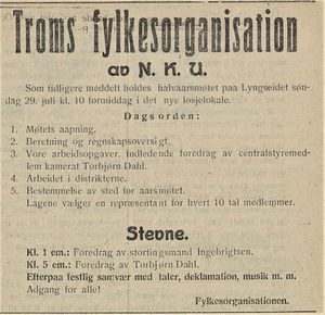 Annonse fra Troms NKU i Nordlys 24.07. 1923.jpg