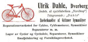 Annonse fra Ulrik Dahle under Harstadutstillingen 1911.jpg