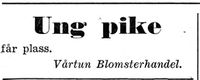 402. Annonse fra Vårtun Blomsterhandel i Nord-Trøndelag og Inntrøndelagen 4.7. 1942.jpg