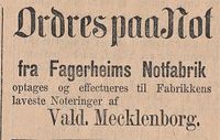 460. Annonse fra Vald. Mecklenborg i Lofot-Posten 27.07.1885.jpg