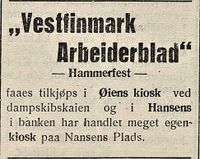 309. Annonse fra Vestfinmark Arbeiderblad i Nordlys 28.08. 1923.jpg