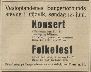 Annonse fra Vestoplandenes Sangerforbund i avisa Vestopland 10.06.1938.jpg