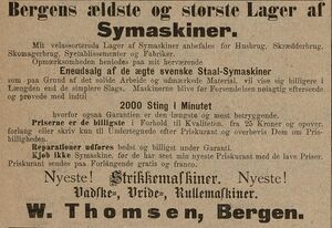 Annonse fra W. Thomsen i Arbeidet 06.12. 1893.jpg