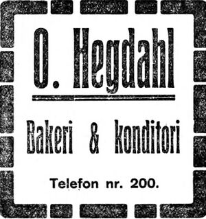 Annonse fra baker Hegdahl i Indheredsposten 31.1.1921.jpg