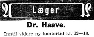 Annonse fra dr. Haave i Adresseavisen 8.10. 1942.jpg