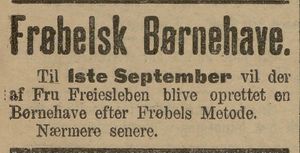 Annonse fra fru Freiesleben i Stavanger Aftenblad 10.02.1906.jpg