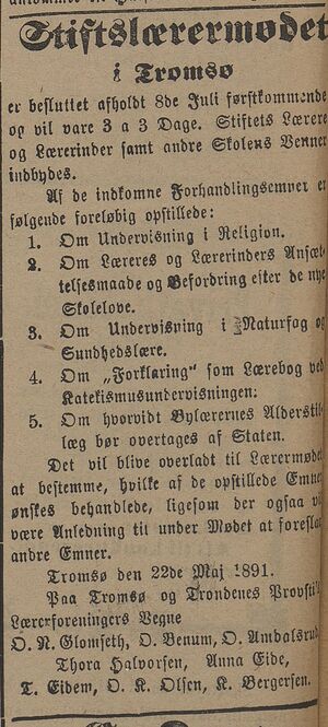 Annonse fra i Tromsø Amtstidende 31.05. 1891.jpg