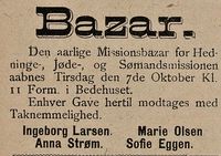 182. Annonse fra komiteen om missionsbazar i bedehuset i Bodø Tidende 26.09.1890.jpg