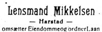 491. Annonse fra lensmann Mikkelsen i Haalogaland 2907 1913.jpg