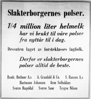 Annonse fra slakterborgerne i Harstad Tidende 8. oktober 1951.jpg