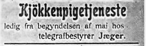 Annonse fra telegrafbestyrer Jæger i Haalogaland 28.4.-06.jpg