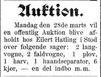 Fra avisa Mjølner 15. mars 1898