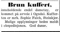 263. Annonse om bortkommet kuffert i Nord-Trøndelag og Inntrøndelagen 4.7. 1942.jpg