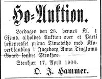 Fra avisa Indtrøndelagen 18. april 1900