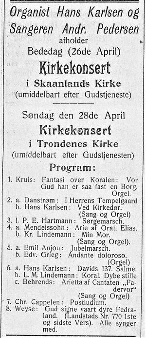 Annonse om kirkekonserter i Haalogaland 24.4. 1907.jpg