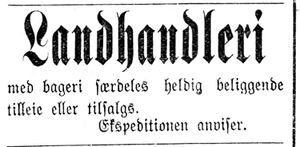 Annonse om landhandel til salgs i Indtrøndelagen 18.4.1900.jpg