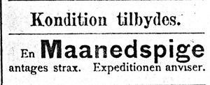 Annonse om ledig stilling i Søndmøre Folkeblad 4.1.1892.jpg