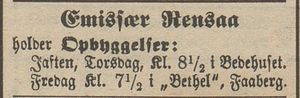 Annonse om oppbyggelser i Gudbrandsdølen 25.03.1909.jpg