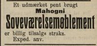 344. Annonse om soveværelsesmøblement i Fredriksstad Tilskuer 24.09. 1910.jpg