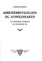 Arbeiderbevegelsen og avholdssaken Front.