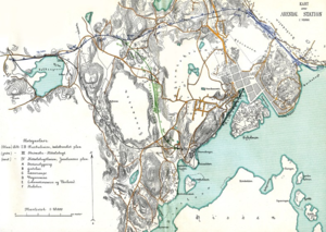 Arendal jernbanetraseer.png